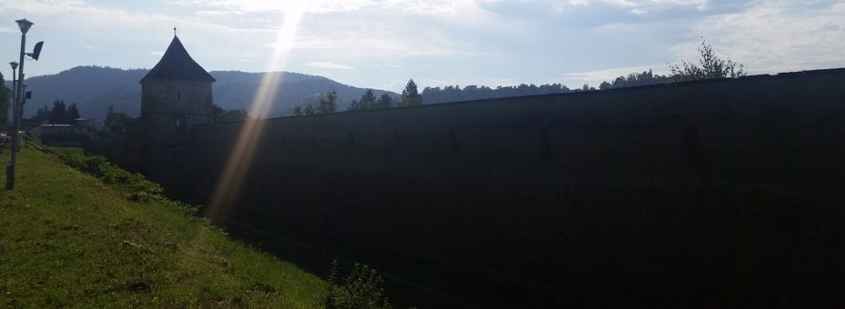 Part of the wall that surrounded Brasov, probably protecting it from werewolves.