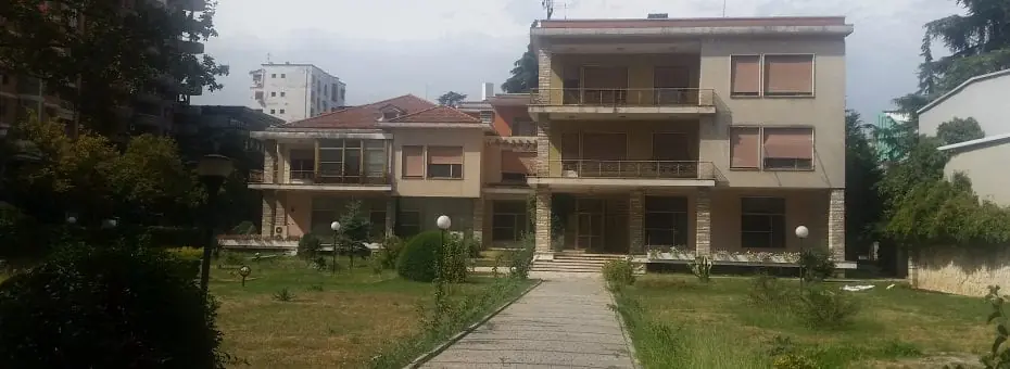 The former residence of Enver Hoxha, a leader that kept Albania as a separate country from Communist rule but also left Albania isolated economically as the poorest country in Europe.
