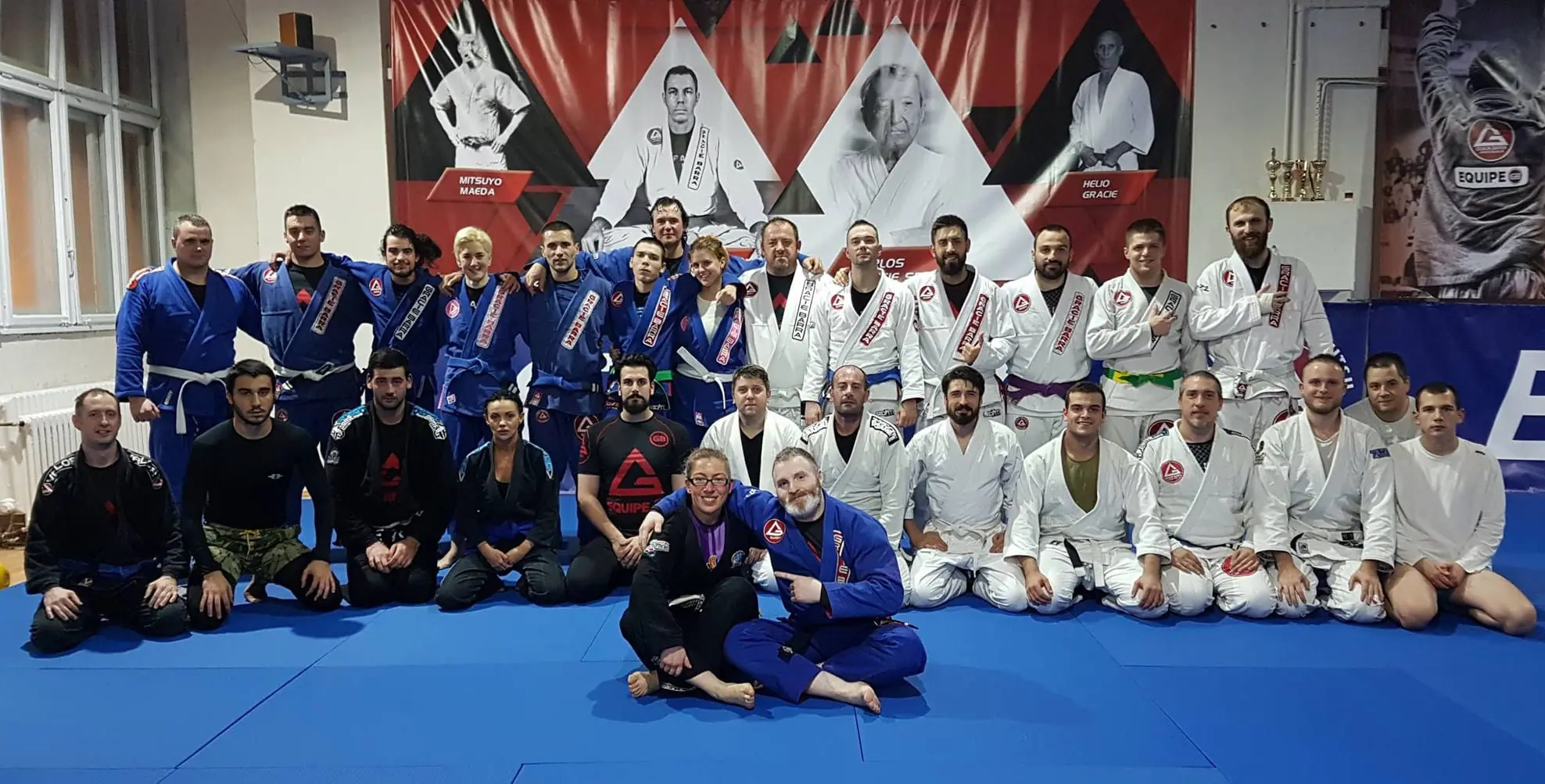 Great class with the Gracie Barra Srbija crew!