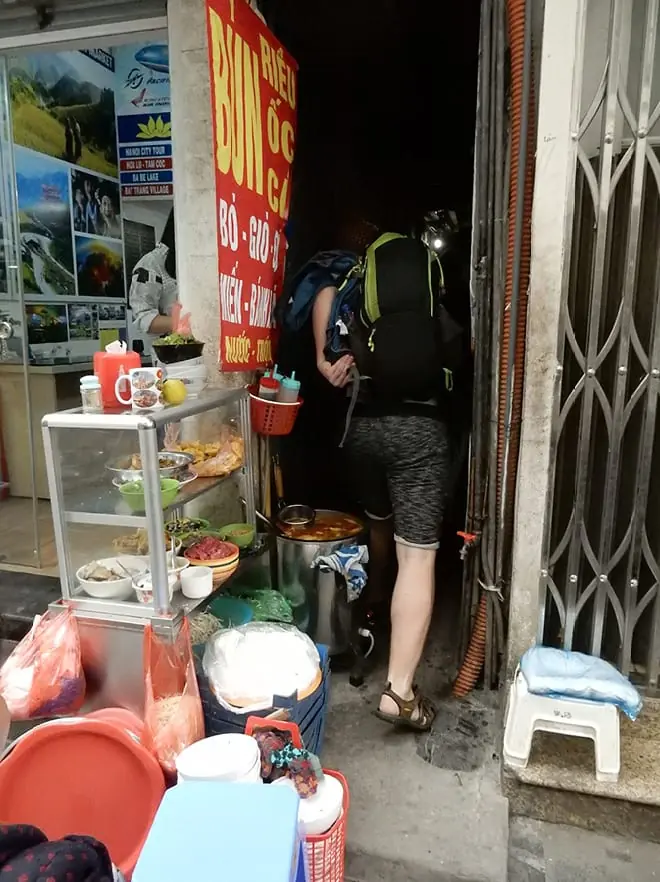 Hanoi, Vietnam: great restaurants down tiny alleys!