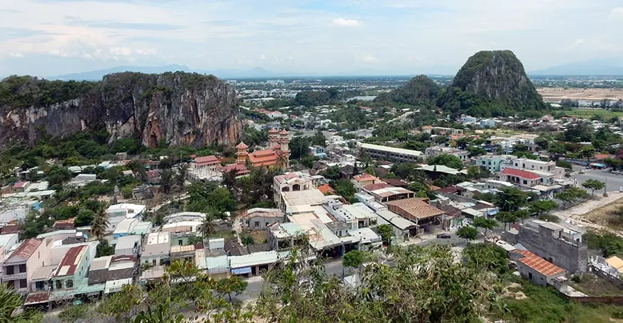 DaNang, Vietnam: Great views from the higher points of Marble Mountains