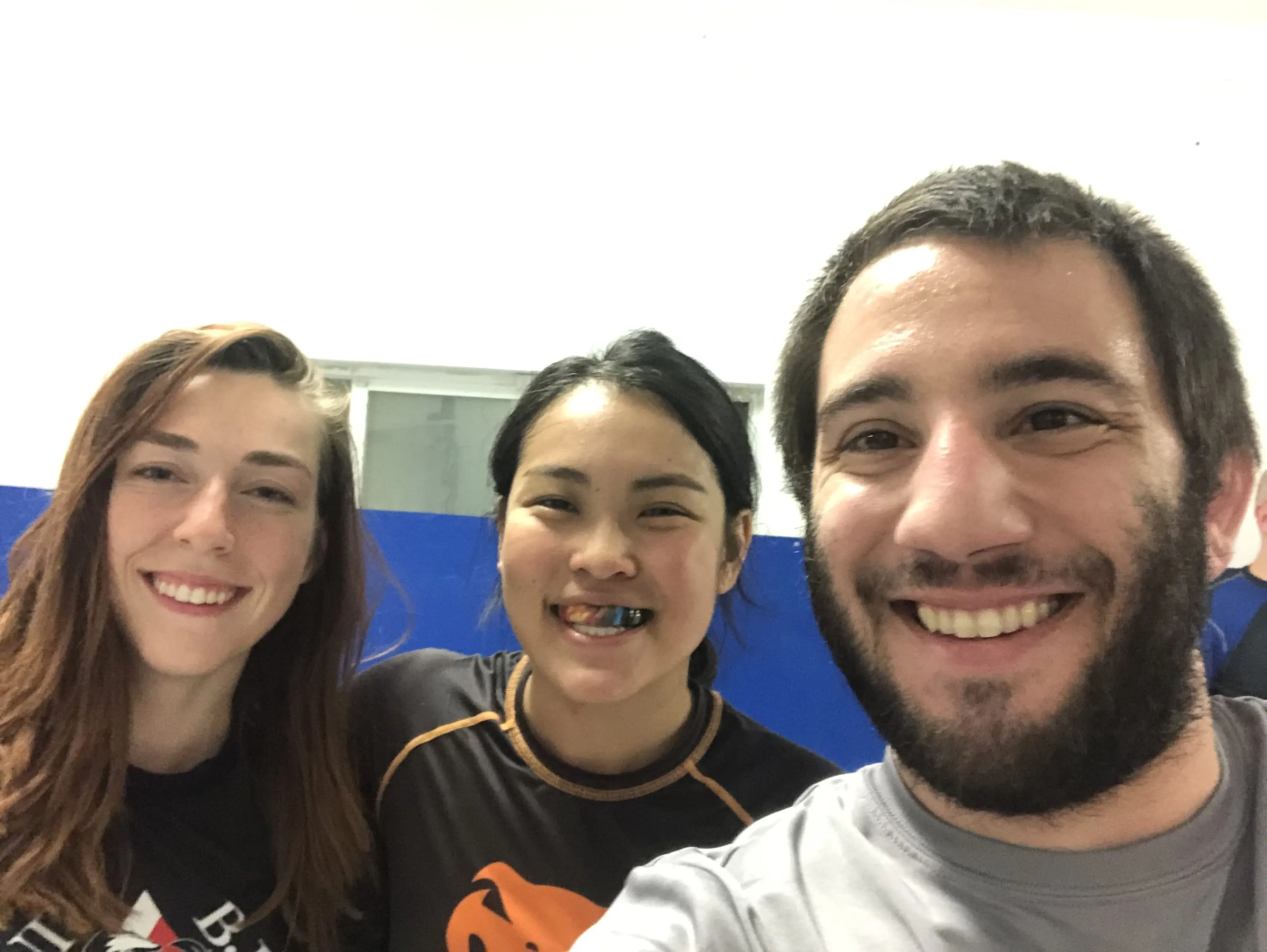 Kristen, Denny and I @ SFBJJ
