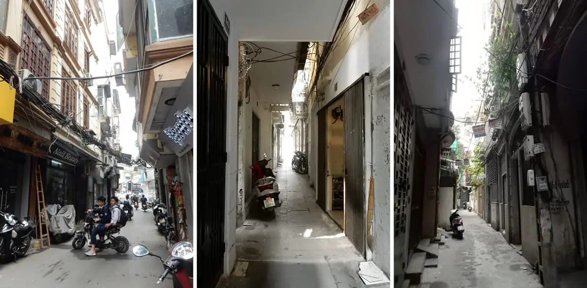 Hanoi, Vietnam: tiny alleys in my neighborhood