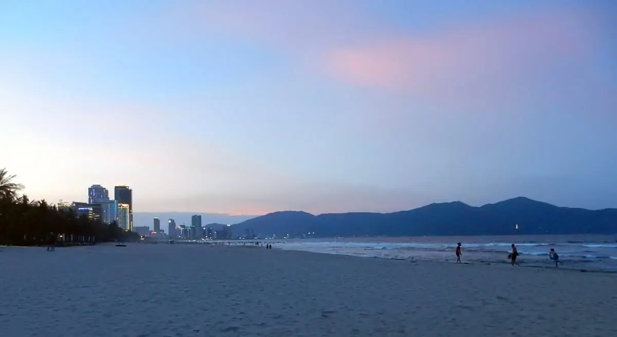 DaNang, Vietnam: Sunset beach