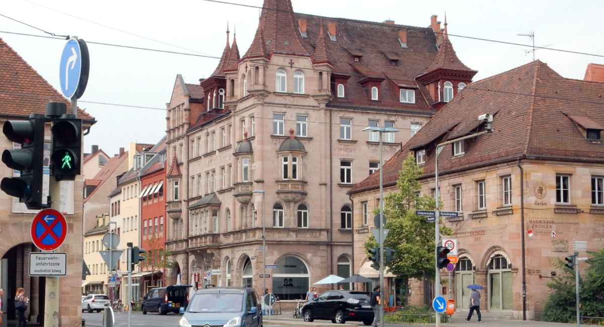 Nuremberg, Germany: Streets near city center