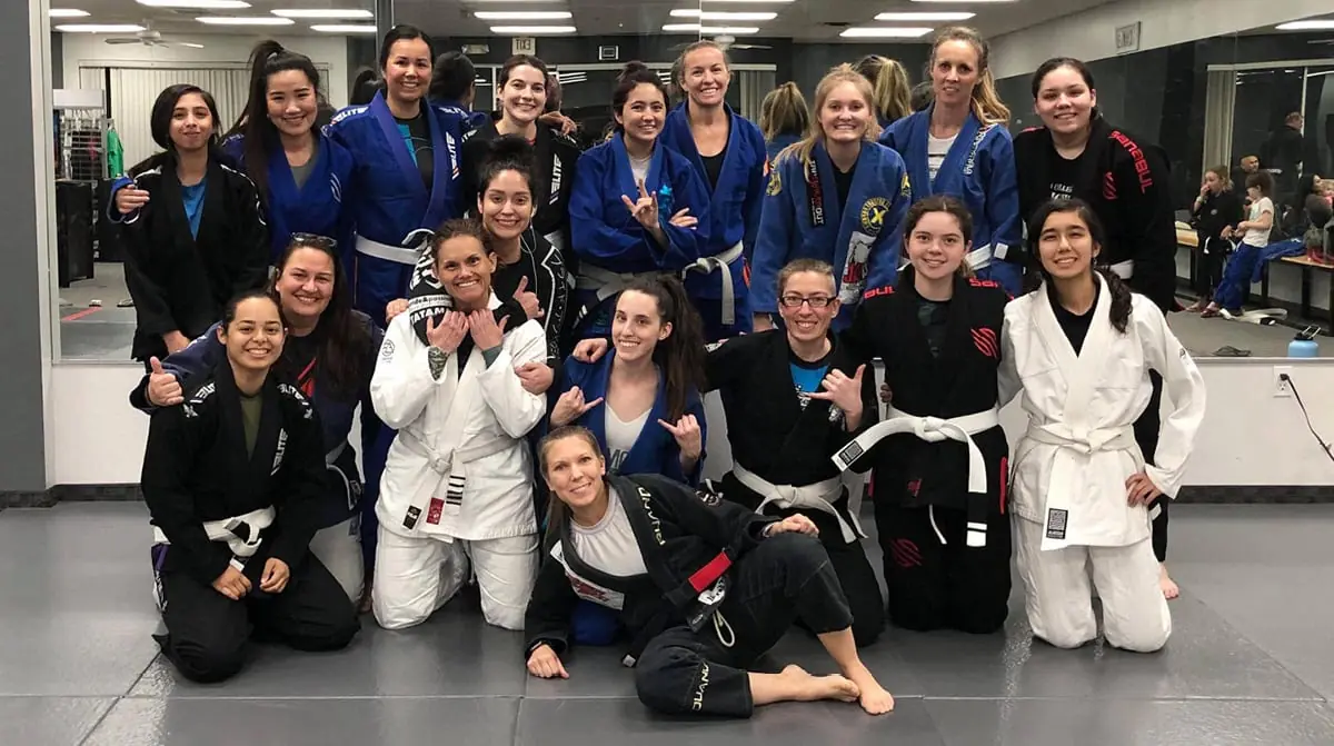 Woman's class at Jay Pages BJJ