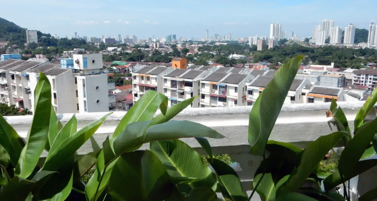 Penang, Malaysia: City view from Kek Lok Si Temple