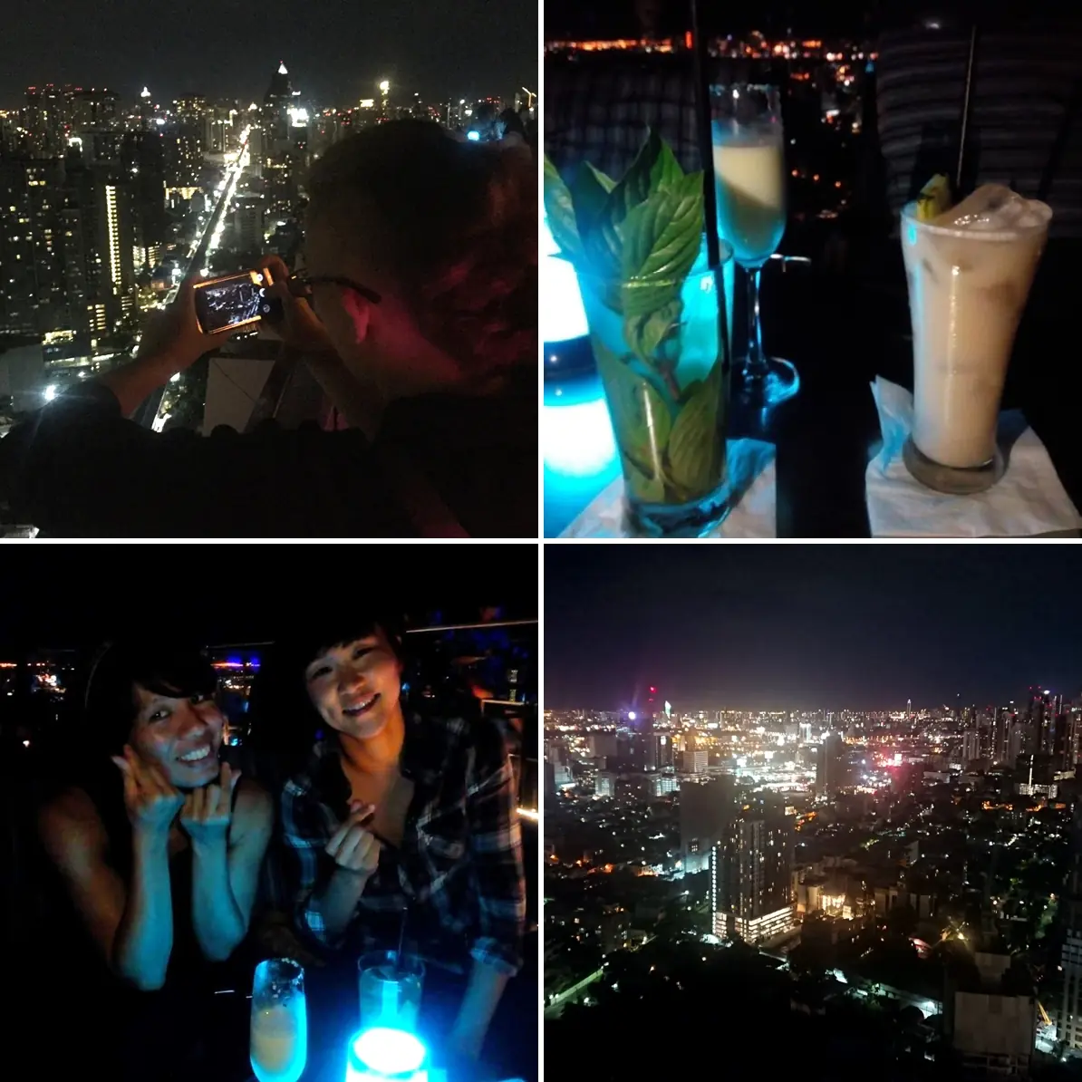 Bangkok, Thailand: Rooftop bar with amazing city views!