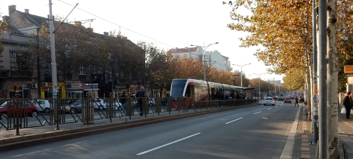 Belgrade, main boulevard near my place.